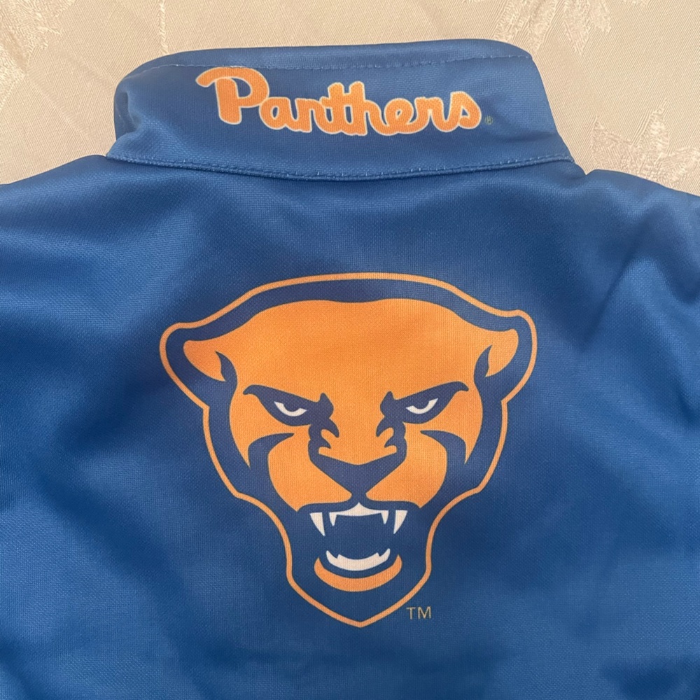 Pittsburgh Panther Vive La Fete Kids Blue Quarter Zip Pullover Size 4 NWT - Picture 12 of 12